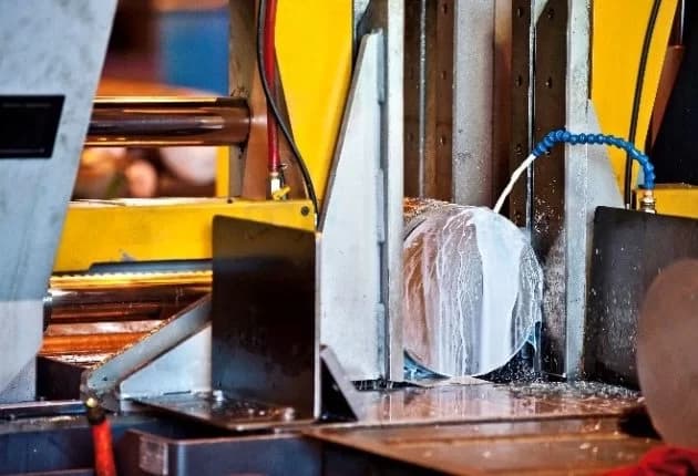 Advanced band saw operation at Howco