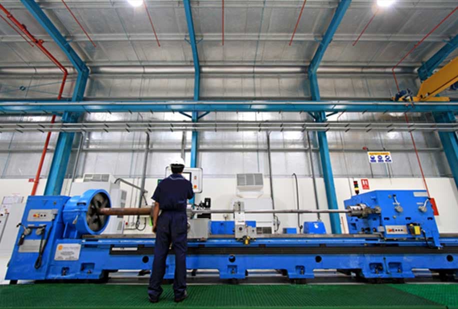 Howco deep hole boring operation