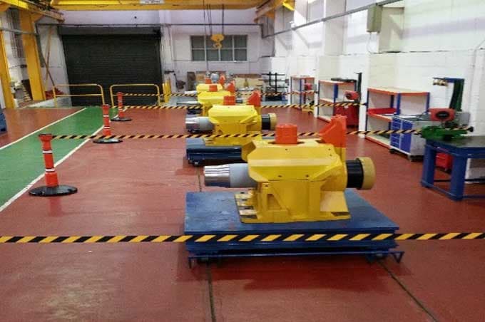 Testing control room with safety systems